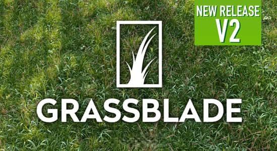 Blender插件-三维草地花卉生成工具 Grassblade V2.2 Blender插件-三维草地花卉生成工具 Grassblade V2.2
