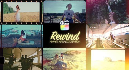 FCPX插件-30个复古怀旧老电影胶片录像带边框刮痕光效噪点视觉特效 FCPX插件-30个复古怀旧老电影胶片录像带边框刮痕光效噪点视觉特效