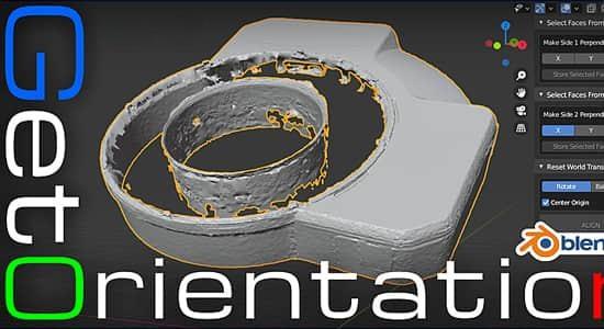 Blender插件-扫描模型烘焙对齐工具 World Align