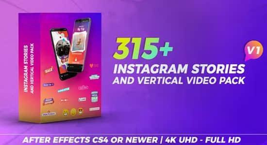 AE模板-315个社交媒体竖屏视频包装动画 Vertical Video Pack AE模板-315个社交媒体竖屏视频包装动画 Vertical Video Pack