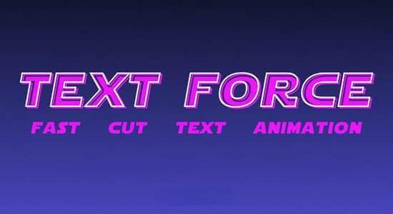 AE脚本-根据音频自动生成快闪文字标题动画 Text Force v1.1.3 + 使用教程 AE脚本-根据音频自动生成快闪文字标题动画 Text Force v1.1.3 + 使用教程