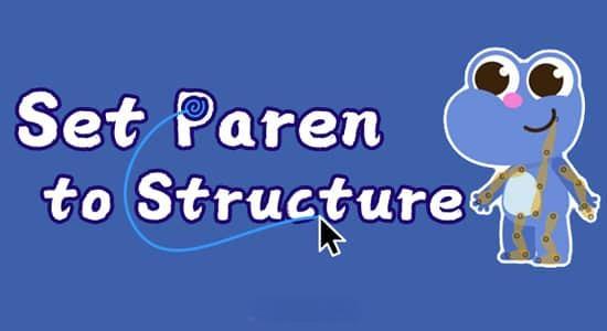 国人原创AE脚本-自动绑定识别手脚批量一键绑定角色 Set Parent To Structure V0.3 国人原创AE脚本-自动绑定识别手脚批量一键绑定角色 Set Parent To Structure V0.3