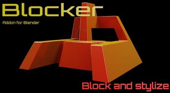 模型约束变形绑定修改控制Blender插件 Blocker v0.1.7 模型约束变形绑定修改控制Blender插件 Blocker v0.1.7