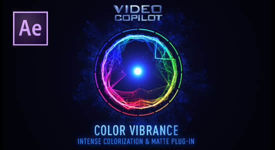 AE插件-快速染色着色插件VideoCopilot Color Vibrance 1.0.7 Win/Mac支持2022多帧渲染