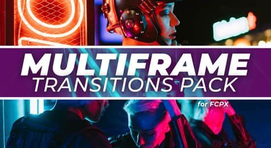 FCPX插件-32个创意多画面组合分屏转场过渡 Multiframe Transitions