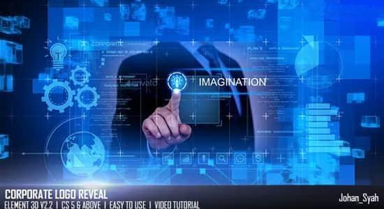 AE模板-科技感公司企业LOGO标志展示创意动画片头开场 Corporate Logo Reveal AE模板-科技感公司企业LOGO标志展示创意动画片头开场 Corporate Logo Reveal