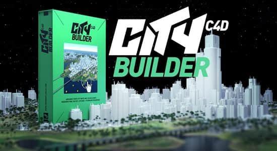 C4D插件-自适应生成三维城市建筑预设 CityBuilder Pro Win/Mac C4D插件-自适应生成三维城市建筑预设 CityBuilder Pro Win/Mac
