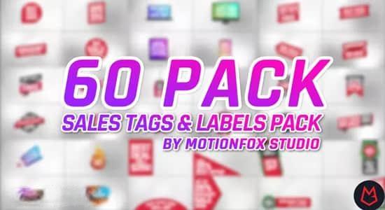 60组商城打折促销降价活动标签动画AE模板 Sale Tags and Labels Pack 60组商城打折促销降价活动标签动画AE模板 Sale Tags and Labels Pack
