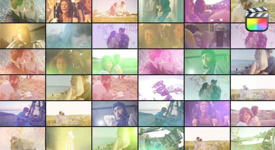 FCPX插件-36个彩色光效动画转场过渡预设 Light Leak Transitions And Burn Transitions