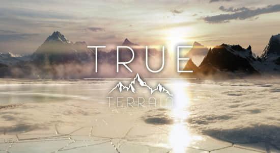 Blender插件-三维自然地形地貌生成工具True Terrain Ultimate v4.0.3+材质预设包