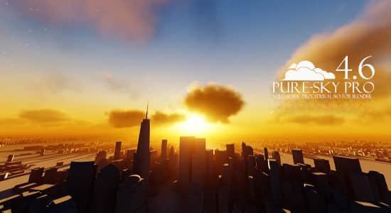 Blender插件-真实天空丁达尔光效模拟工具 Pure-Sky Pro 4.6.12 (Eevee & Cycle) Blender插件-真实天空丁达尔光效模拟工具 Pure-Sky Pro 4.6.12 (Eevee & Cycle)