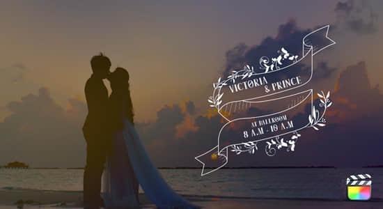 中文版FCPX插件-40种小清新爱情线条图形婚礼文字标题动画 第十季 中文版FCPX插件-40种小清新爱情线条图形婚礼文字标题动画 第十季