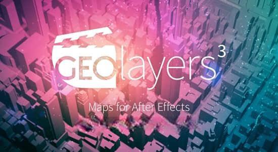 世界地图任意位置路径展示动画AE脚本 GEOlayers 3 v1.5.7 世界地图任意位置路径展示动画AE脚本 GEOlayers 3 v1.5.7