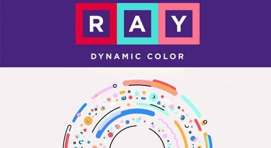 AE脚本-专业MG智能色彩搭配脚本 Ray Dynamic Color v2.5.10