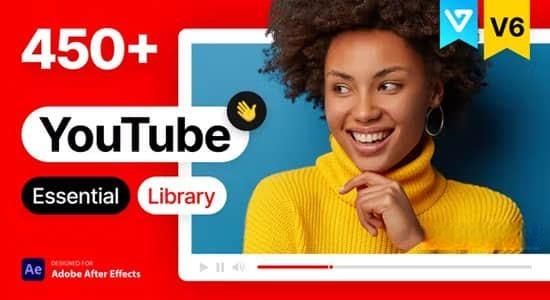 AE脚本-450个时尚网络社交媒体LOGO标题排版包装宣传动画 YTB Essential Library V6 AE脚本-450个时尚网络社交媒体LOGO标题排版包装宣传动画 YTB Essential Library V6