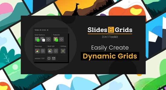 AE脚本-创建动态网格幻灯片视频墙展示动画 Slides & Grids V1.0+使用教程 AE脚本-创建动态网格幻灯片视频墙展示动画 Slides & Grids V1.0+使用教程