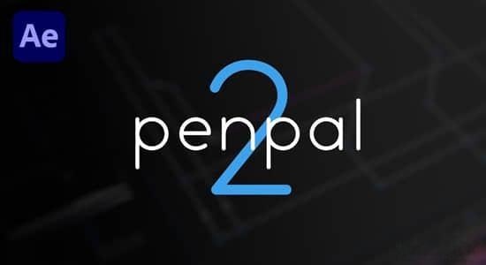 中文版AE脚本-路径节点复制打断编辑助手 Penpal v2.0.0 + 使用教程