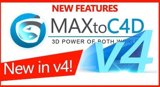 3D Max模型导入C4D插件 MAXtoC4D v6.0 Win版