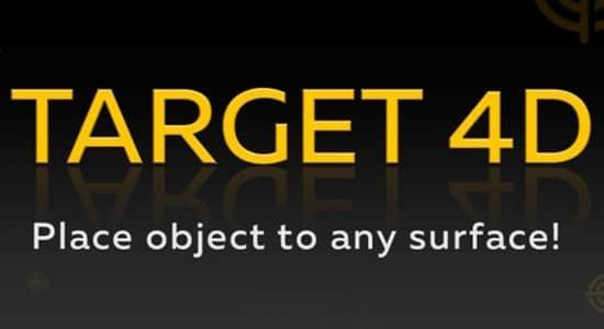 C4D插件-将模型放置任意表面位置工具 Target 4D v1.5.9 + 使用教程 C4D插件-将模型放置任意表面位置工具 Target 4D v1.5.9 + 使用教程