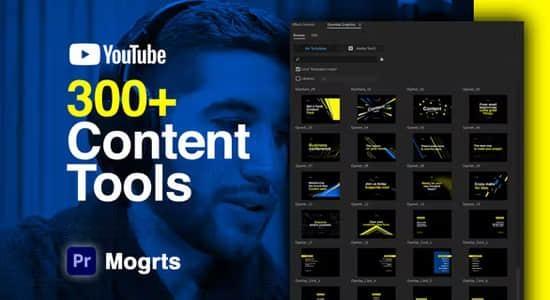 PR模板-300种互联网社交媒体视频网站文字标题图形包装动画 Content Tools PR模板-300种互联网社交媒体视频网站文字标题图形包装动画 Content Tools