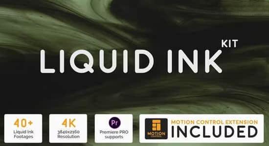 40个黑色水墨流动溶解动画4K视频素材 Liquid Ink Kit 40个黑色水墨流动溶解动画4K视频素材 Liquid Ink Kit