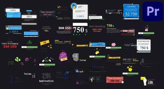 AE/PR模板-100种科技风社交字幕条标题图形动画 Streamer Pack AE/PR模板-100种科技风社交字幕条标题图形动画 Streamer Pack