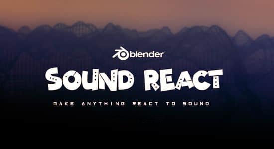 Blender插件-音乐律动节奏可视化BPM视觉效果 Sound React Addon V1.2