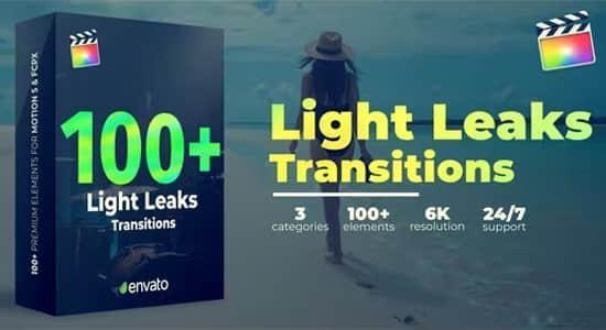 FCPX插件-100个镜头炫光闪烁视频转场过渡预设 Light Leaks Transitions FCPX插件-100个镜头炫光闪烁视频转场过渡预设 Light Leaks Transitions