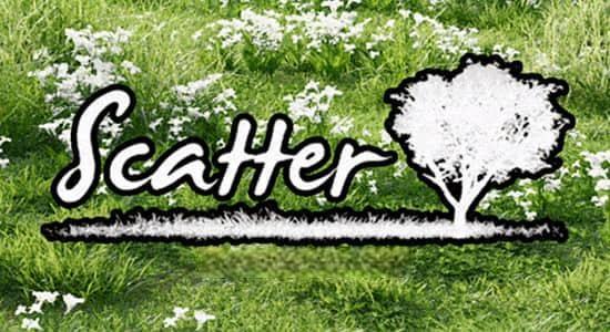 Blender插件-三维花草植物生成工具 Scatter V5.2 Blender插件-三维花草植物生成工具 Scatter V5.2