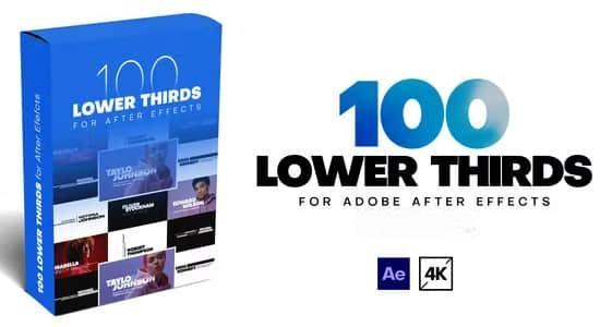 AE模板-100种时尚简洁文字标题字幕条动画 Lower Thirds AE模板-100种时尚简洁文字标题字幕条动画 Lower Thirds