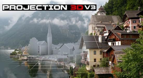 AE脚本-平面图片投射三维空间摄像机视差动画 Projection 3D v3.08 Win/Mac AE脚本-平面图片投射三维空间摄像机视差动画 Projection 3D v3.08 Win/Mac