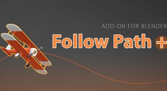 自定义路径跟随运动Blender插件 Follow Path v1.0.6 自定义路径跟随运动Blender插件 Follow Path v1.0.6