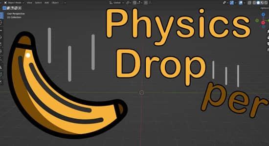 Blender插件-物体掉落碰撞放置工具 Physics Dropper v1.1.3 Blender插件-物体掉落碰撞放置工具 Physics Dropper v1.1.3