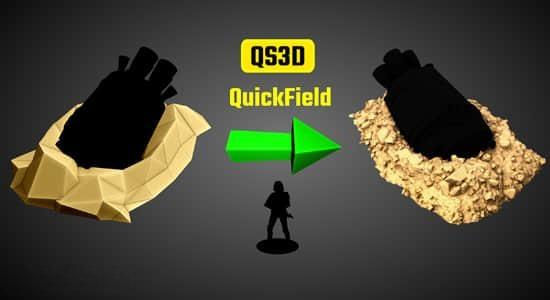 快速创建土壤表面效果Blender插件 QuickField v1.2 快速创建土壤表面效果Blender插件 QuickField v1.2