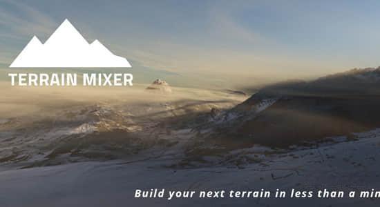 Blender插件-三维自然环境地形生成器 Terrain Mixer V2.0.3 + 预设库 Blender插件-三维自然环境地形生成器 Terrain Mixer V2.0.3 + 预设库