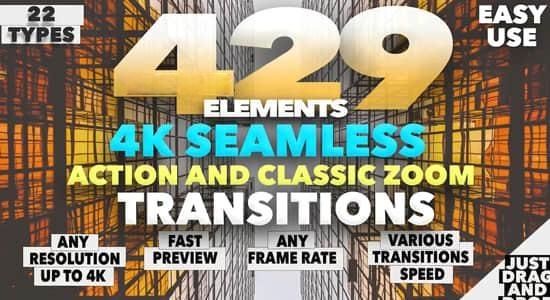 PR模板-429个缩放冲击视频无缝转场过渡预设 4k Seamless Zoom Transitions Pack PR模板-429个缩放冲击视频无缝转场过渡预设 4k Seamless Zoom Transitions Pack
