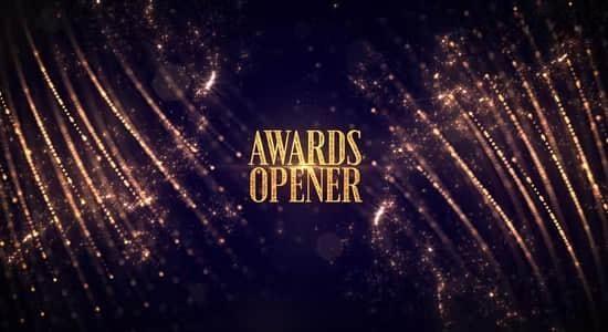 金色粒子颁奖典礼文字标题开场片头动画AE模板 Awards Opener 金色粒子颁奖典礼文字标题开场片头动画AE模板 Awards Opener