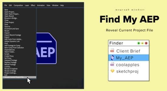 AE插件-快速查找工程存放位置 Find My AEP V2.3