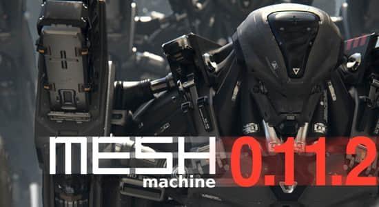 网格建模附加程序Blender插件 MESHmachine V0.12.0