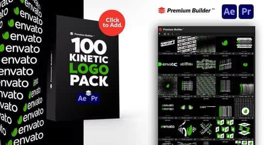 AE/PR脚本模板-100组创意LOGO标志动态排版效果动画 Kinetic Logo Pack AE/PR脚本模板-100组创意LOGO标志动态排版效果动画 Kinetic Logo Pack