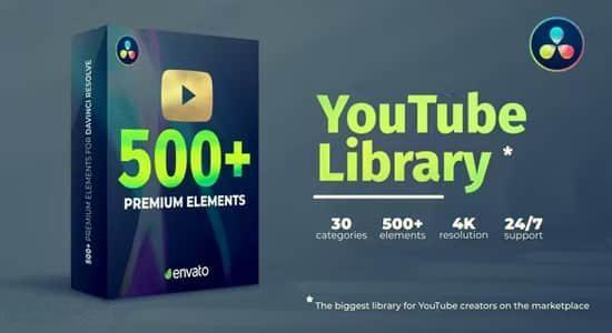 达芬奇模板-500种社交媒体文字标题图形包装视频转场动画预设 达芬奇模板-500种社交媒体文字标题图形包装视频转场动画预设