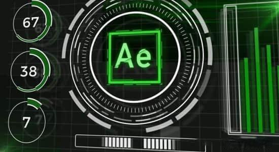 AE教程-制作科技感UI界面图形元素动画(英文字幕) Futuristic Hud Motion Graphics AE教程-制作科技感UI界面图形元素动画(英文字幕) Futuristic Hud Motion Graphics