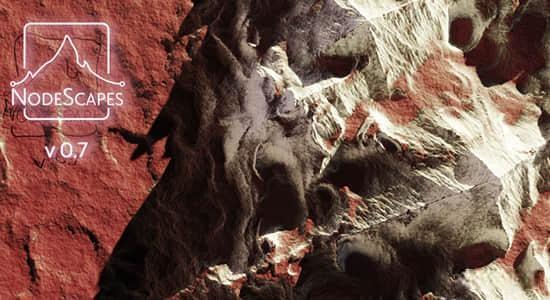 三维自然地形生成Blender插件 NodeScapes V0.8