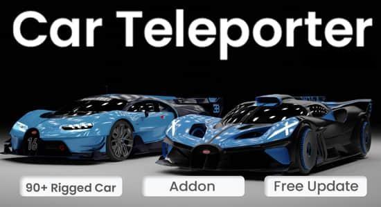 Blender插件-三维汽车模型预设 Car Teleporter V1.0.8.2 Blender插件-三维汽车模型预设 Car Teleporter V1.0.8.2