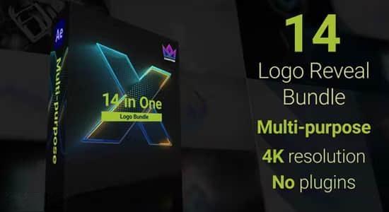 AE模板-14组简约LOGO标志展示小片头动画 Logo Reveal Bundle AE模板-14组简约LOGO标志展示小片头动画 Logo Reveal Bundle