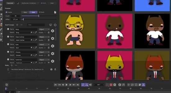 C4D插件-资产组合变形展示插件 3DtoAll Asset Juggler V1.3 C4D插件-资产组合变形展示插件 3DtoAll Asset Juggler V1.3