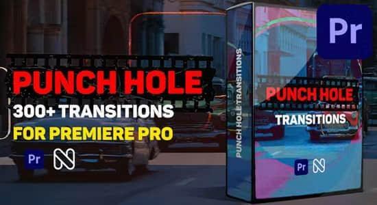 PR模板-300种复古电影胶片污渍刮痕闪烁转场预设 Punch Hole Transitions PR模板-300种复古电影胶片污渍刮痕闪烁转场预设 Punch Hole Transitions