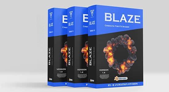 Blender插件-火焰烟雾爆炸特效生成插件 Blender Market – Blaze V2.0 Blender插件-火焰烟雾爆炸特效生成插件 Blender Market – Blaze V2.0