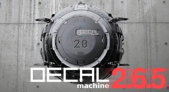 Blender插件-自动化高效建模工具表面贴图工具 DECALmachine V2.6.5