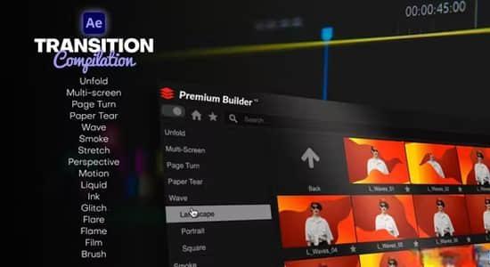 AE脚本/模板-200种横屏竖屏折叠翻页拉伸透视运动毛刺胶片烟雾视频转场预设 AE脚本/模板-200种横屏竖屏折叠翻页拉伸透视运动毛刺胶片烟雾视频转场预设